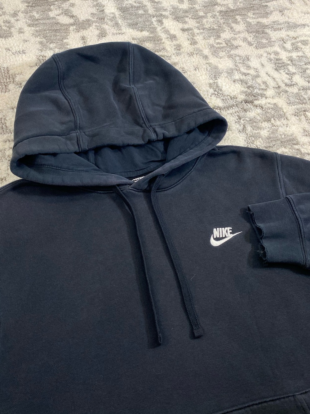 Black Nike Swoosh Hoodie - Picture 2 of 9